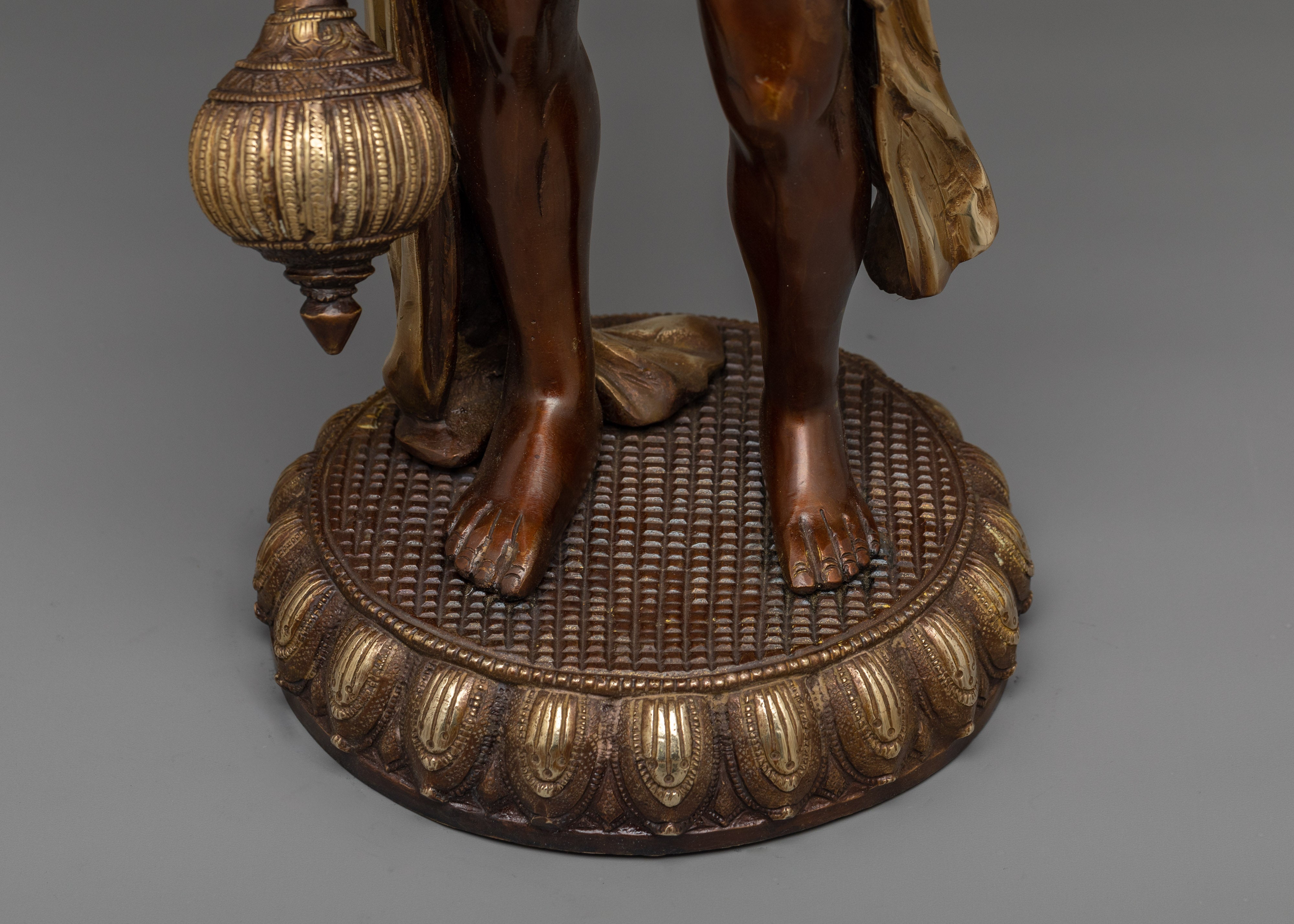 Divine Hanuman Ji Statue | Handcrafted Brass Body for Spiritual Bliss