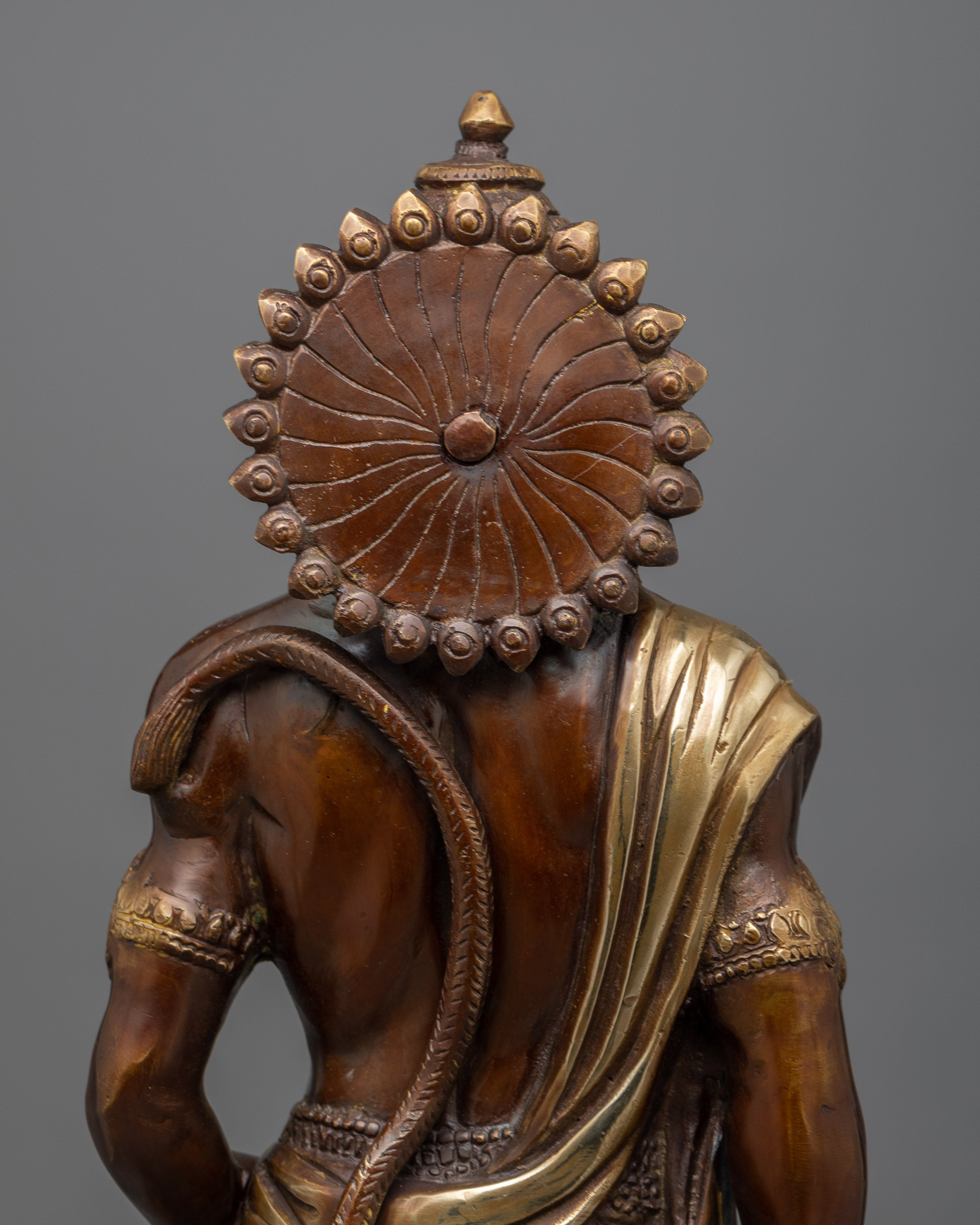 Divine Hanuman Ji Statue | Handcrafted Brass Body for Spiritual Bliss