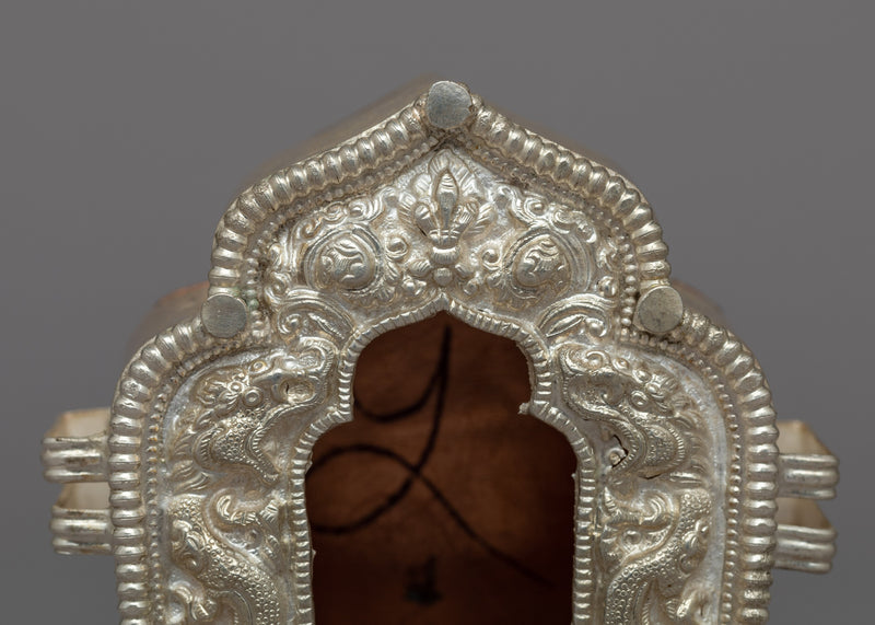Tibetan Ghau Amulet | Handcrafted Silver Body
