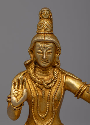 Adiyogi Shiva Statue | 24K Gold Plated Divine Sculpture for Spiritual Decor