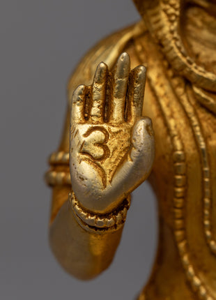 Adiyogi Shiva Statue | 24K Gold Plated Divine Sculpture for Spiritual Decor