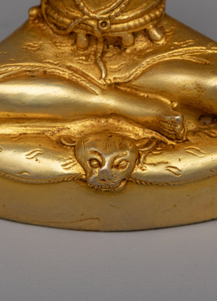 Adiyogi Shiva Statue | 24K Gold Plated Divine Sculpture for Spiritual Decor