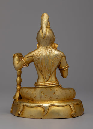 Adiyogi Shiva Statue | 24K Gold Plated Divine Sculpture for Spiritual Decor