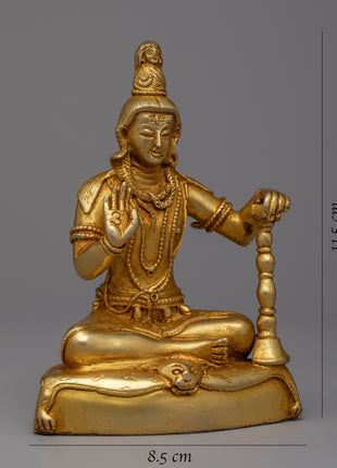 Adiyogi Shiva Statue | 24K Gold Plated Divine Sculpture for Spiritual Decor