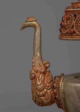 Tibetan Karuwa Bhumba | Stunning Copper Body with 24k Gold Plated Finish