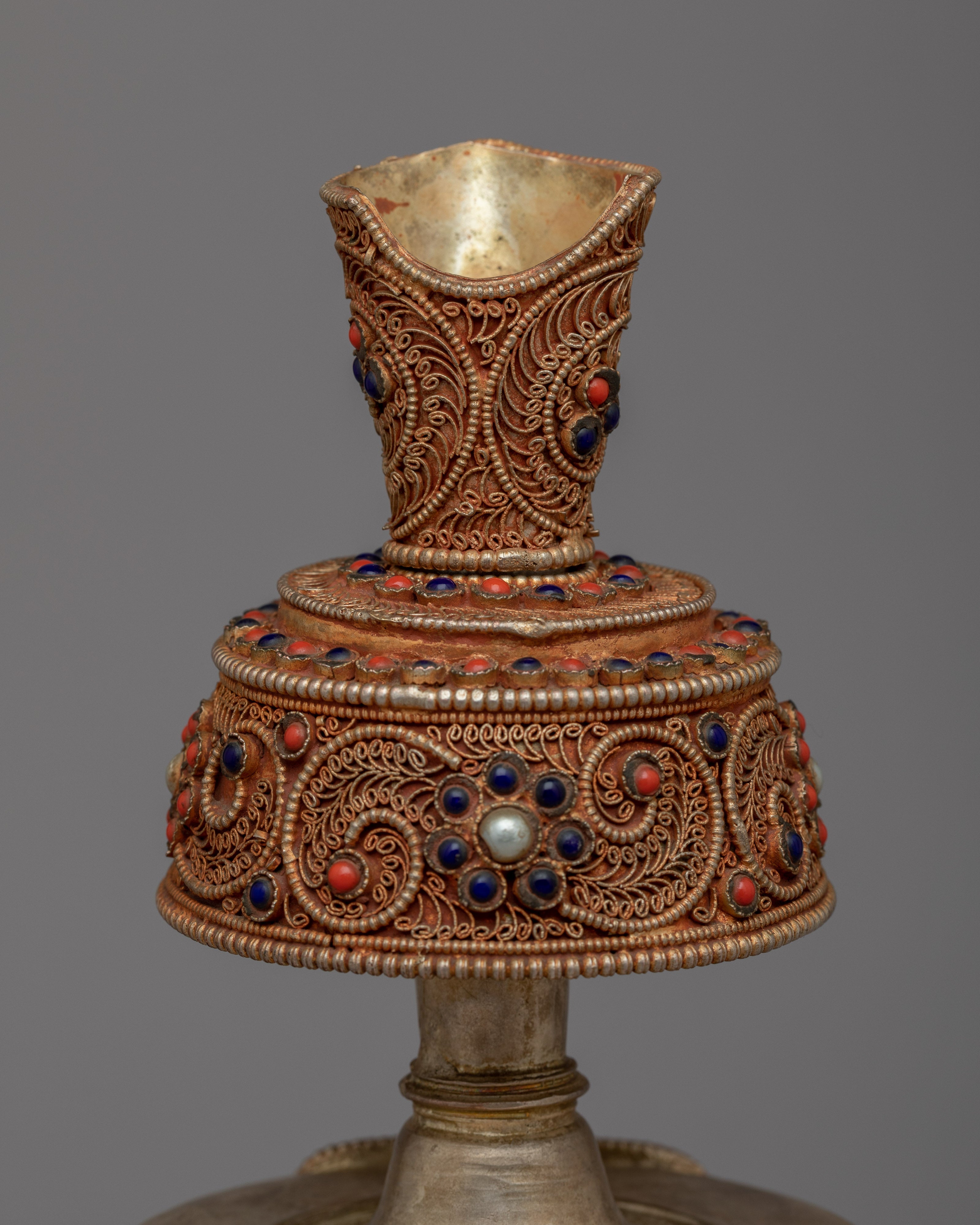 Tibetan Karuwa Bhumba | Stunning Copper Body with 24k Gold Plated Finish