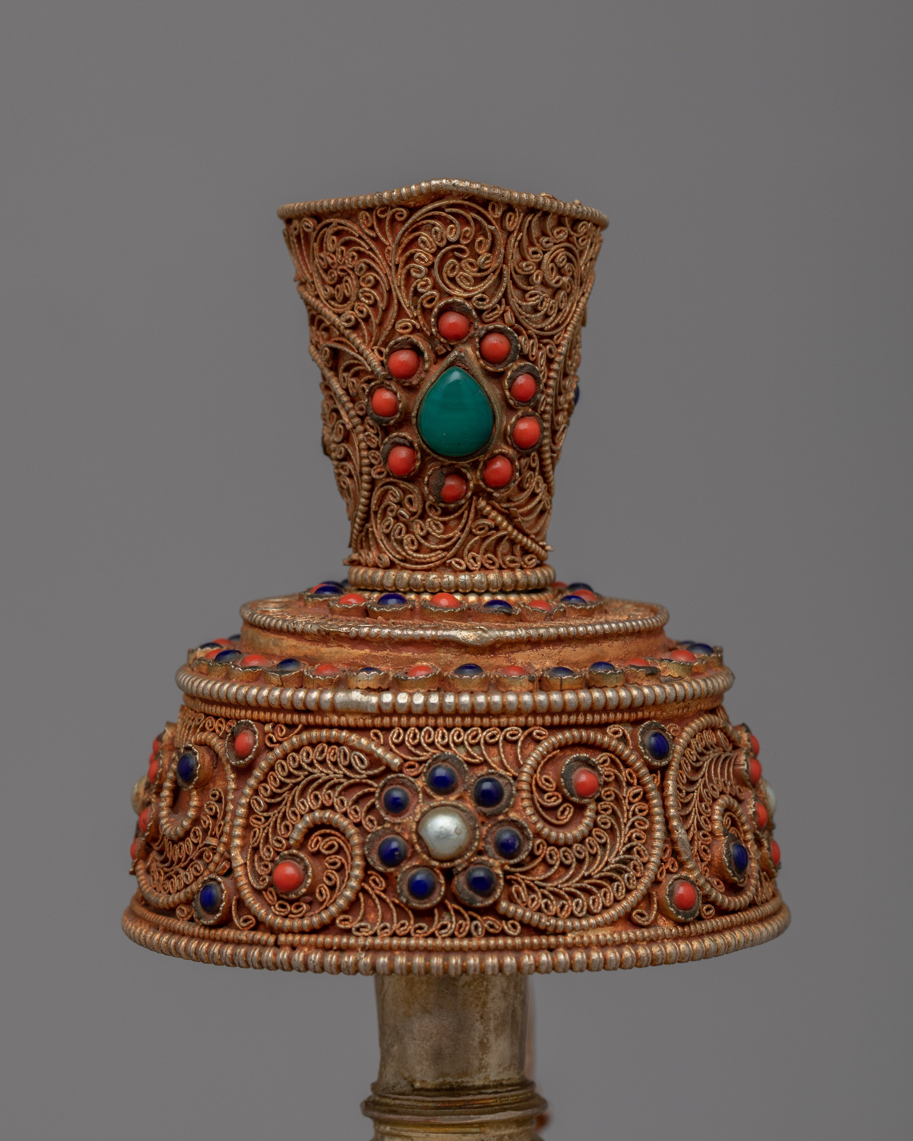 Tibetan Karuwa Bhumba | Stunning Copper Body with 24k Gold Plated Finish