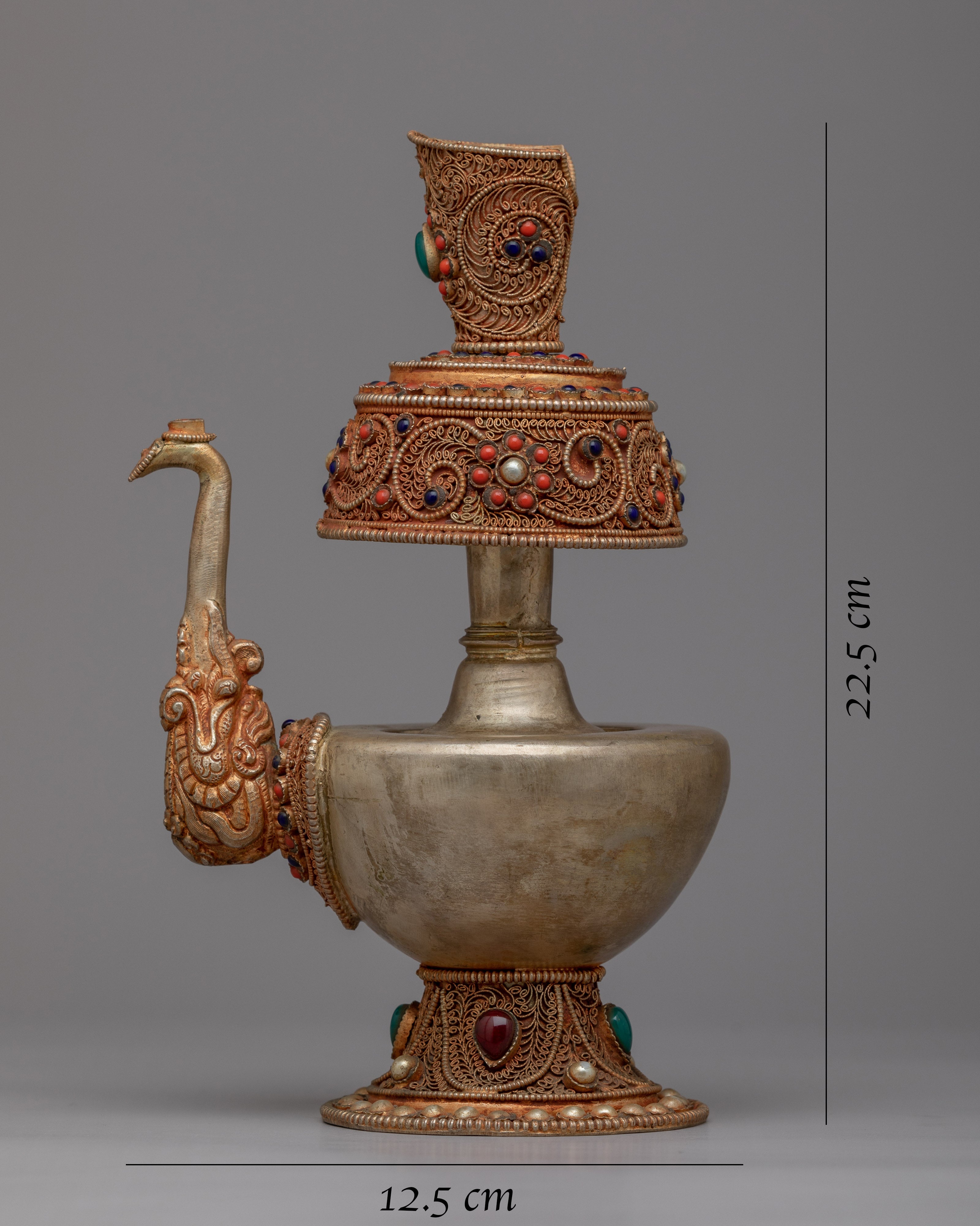 Tibetan Karuwa Bhumba | Stunning Copper Body with 24k Gold Plated Finish