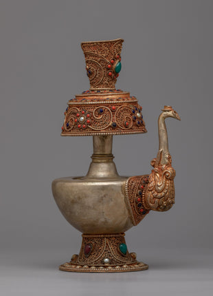 Tibetan Karuwa Bhumba | Stunning Copper Body with 24k Gold Plated Finish