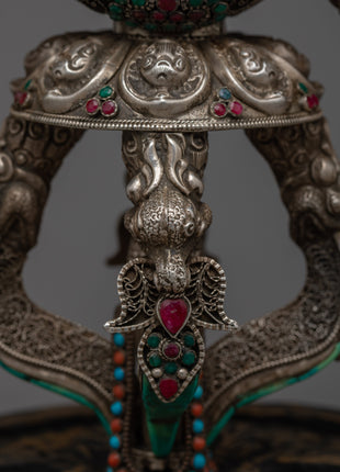 Vishwo Vajra with Stand | Unique and Exquisite Spiritual Décor