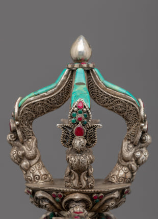 Vishwo Vajra with Stand | Unique and Exquisite Spiritual Décor