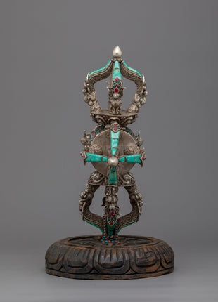 Vishwo Vajra with Stand | Unique and Exquisite Spiritual Décor