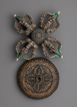 Vishwo Vajra with Stand | Unique and Exquisite Spiritual Décor