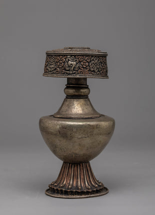 Nepali Silver Karuwa | Copper Body with Silver Plating"