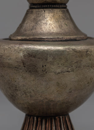 Nepali Silver Karuwa | Copper Body with Silver Plating"