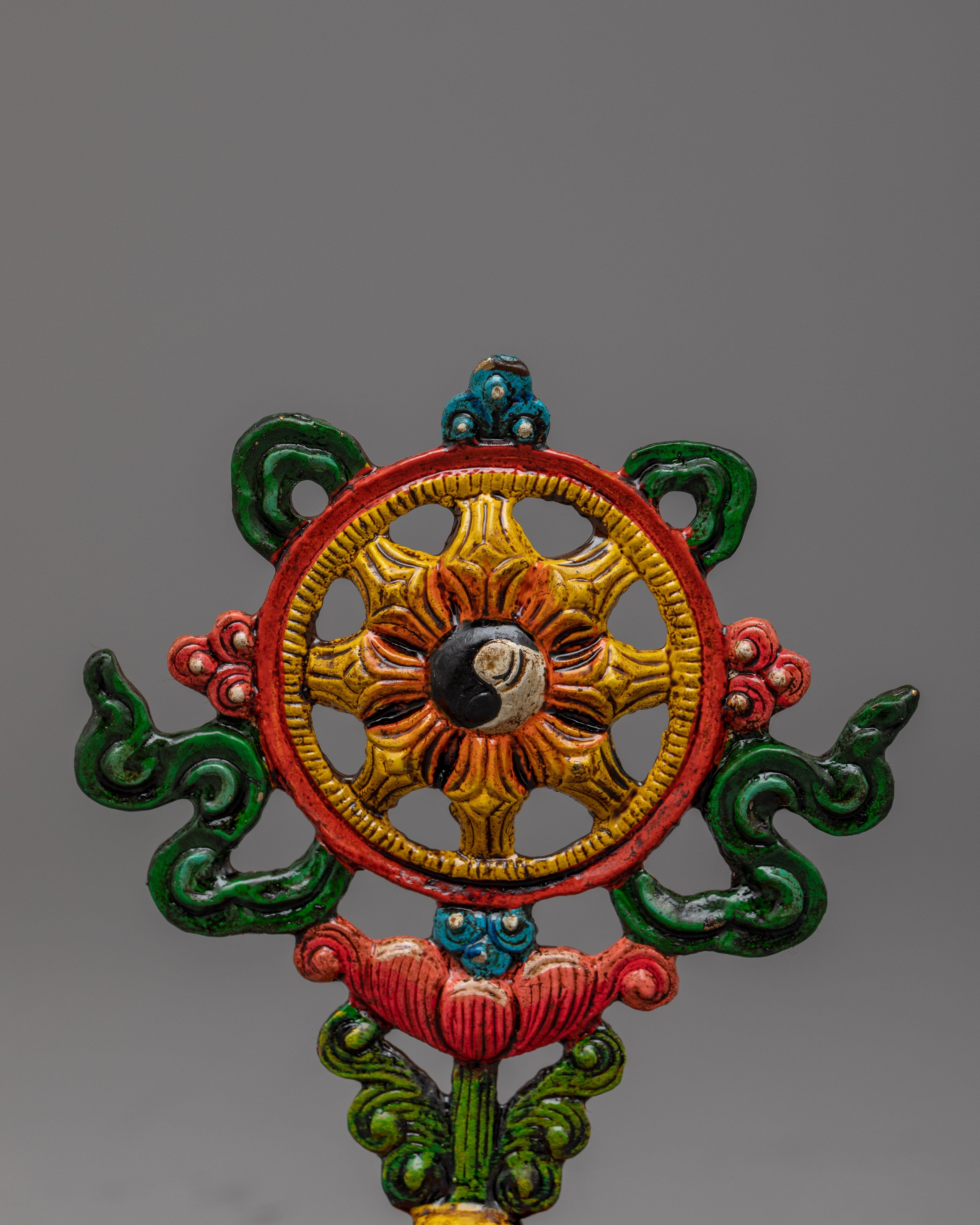 Buddhist Eight Auspicious Symbols | Brass Astamandala Set