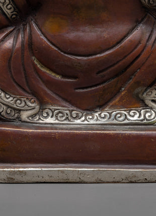 Mahakala Bernagchen Silver Plated Statue | Exquisite Spiritual Deco