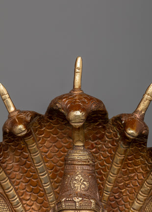 Brass Vishnu Statue | Captivating Brass Sculpture of Bishnu