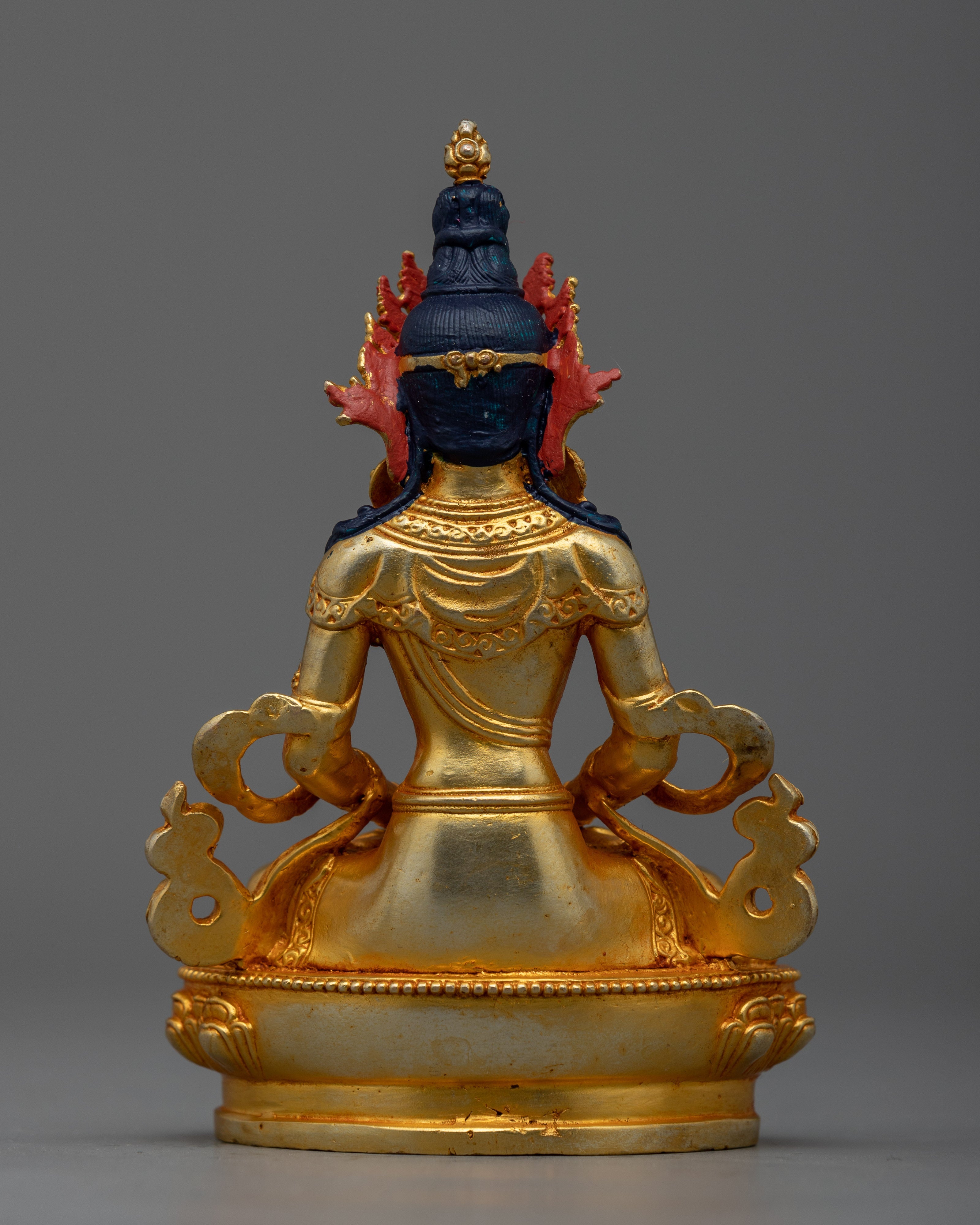 Embrace the Divine Blessings of Amitayus | A Sacred Buddhist Copper Statue