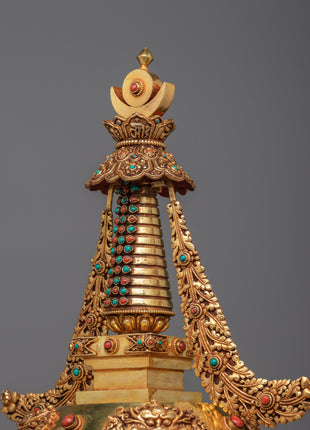Handcrafted Tibetan Stupa | Embrace Sacred Tradition