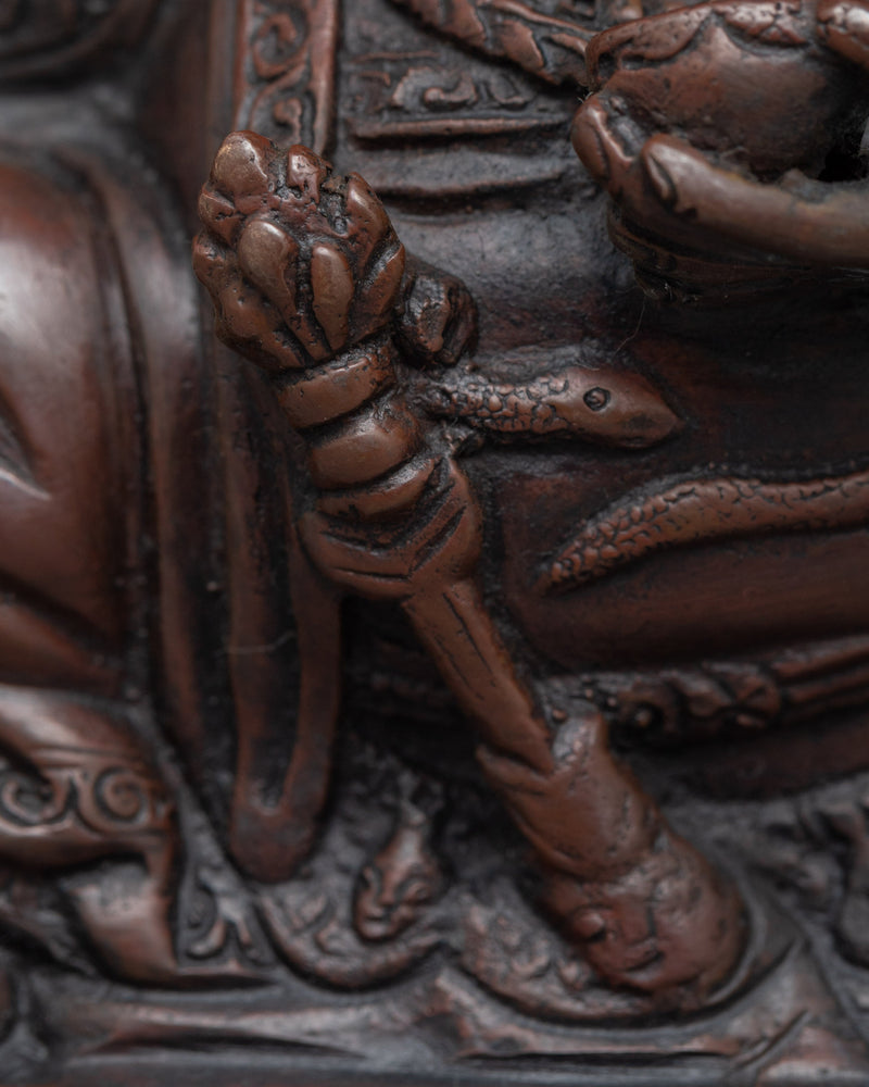 Embrace The Fierce Protection of Mahakala Bernagchen |  Powerful Buddhist Statue