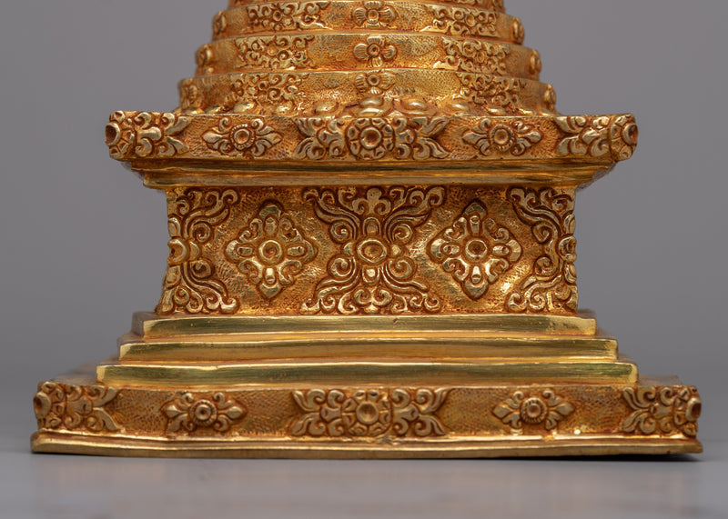 Tibetan Altar Stupa | Unique Spiritual Decor