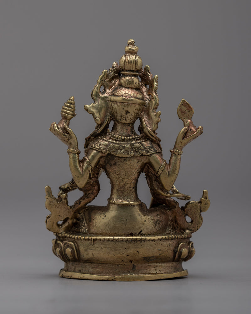 Handcrafted Brass Vasundhara Statue | Prosperity and Abundance Goddess