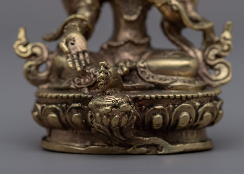 Handcrafted Brass Vasundhara Statue | Prosperity and Abundance Goddess