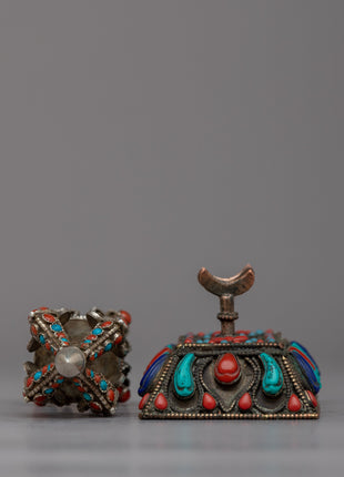 Handcrafted Vajra. Thunderbolt | Exquisite Silver Creation
