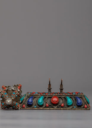 Handcrafted Vajra. Thunderbolt | Exquisite Silver Creation