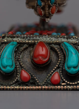 Handcrafted Vajra. Thunderbolt | Exquisite Silver Creation