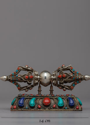 Handcrafted Vajra. Thunderbolt | Exquisite Silver Creation