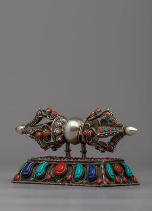 Handcrafted Vajra. Thunderbolt | Exquisite Silver Creation