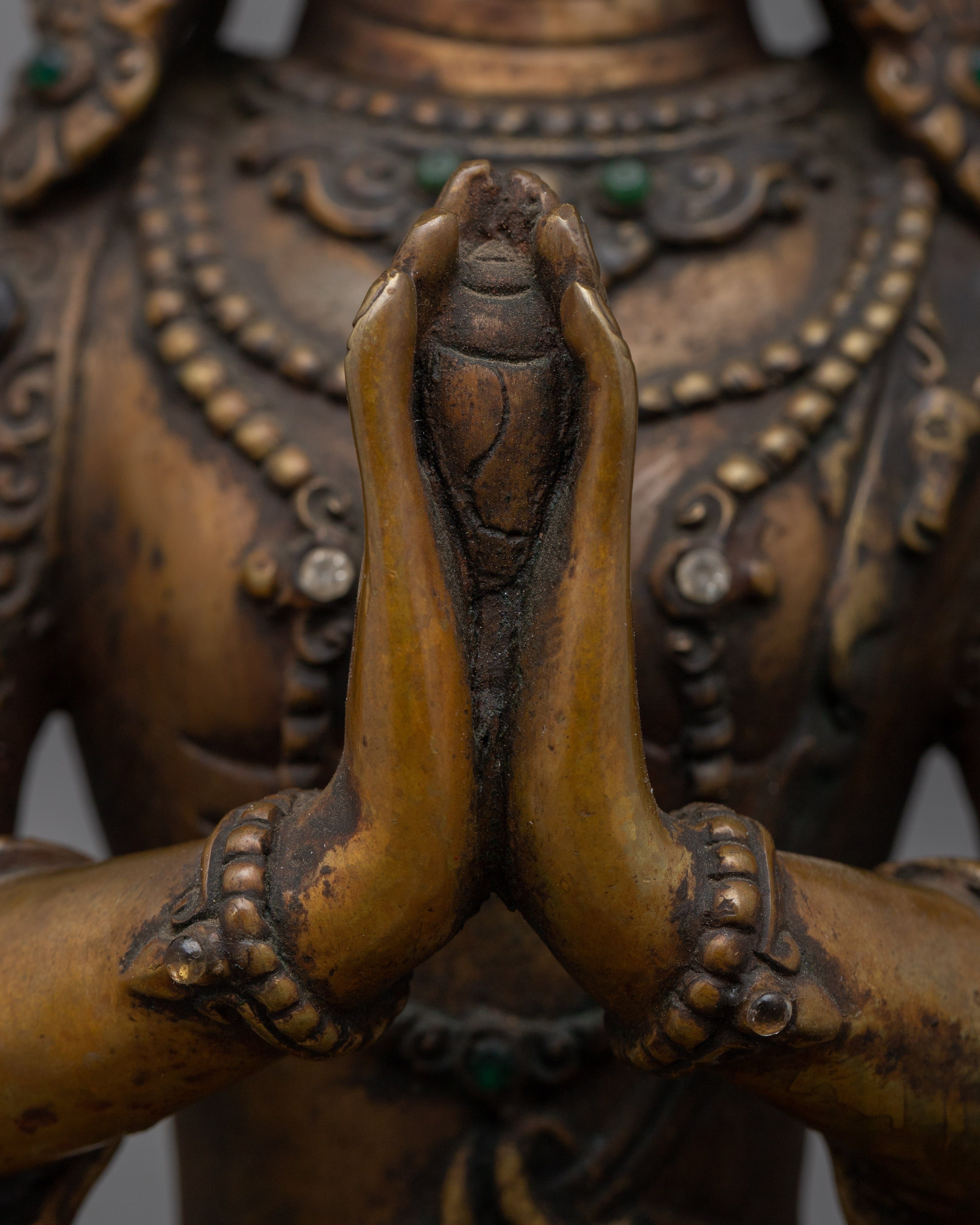 Handcrafted Chenresig Bodhisattva Statue | Embrace Serenity with this Beautiful Buddhist Sculpture