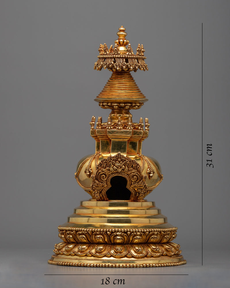 Buddhist Stupa Statue | Sacred Symbol of Enlightenment