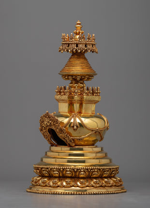 Buddhist Stupa Statue | Sacred Symbol of Enlightenment