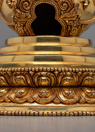 Buddhist Stupa Statue | Sacred Symbol of Enlightenment
