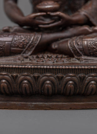 Small Amitabha Buddha Statue | Compact Tranquility Statuette