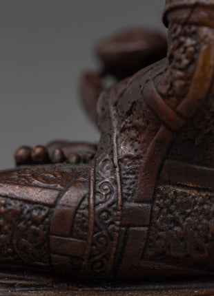 Small Amitabha Buddha Statue | Compact Tranquility Statuette