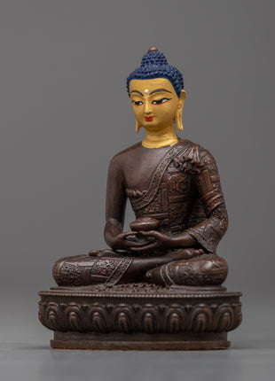 Small Amitabha Buddha Statue | Compact Tranquility Statuette