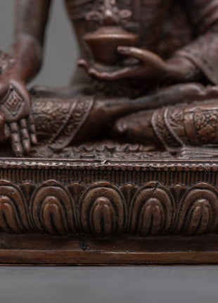 Medicine Buddha Copper Statue | Powerful Symbol of Compassionate Healing