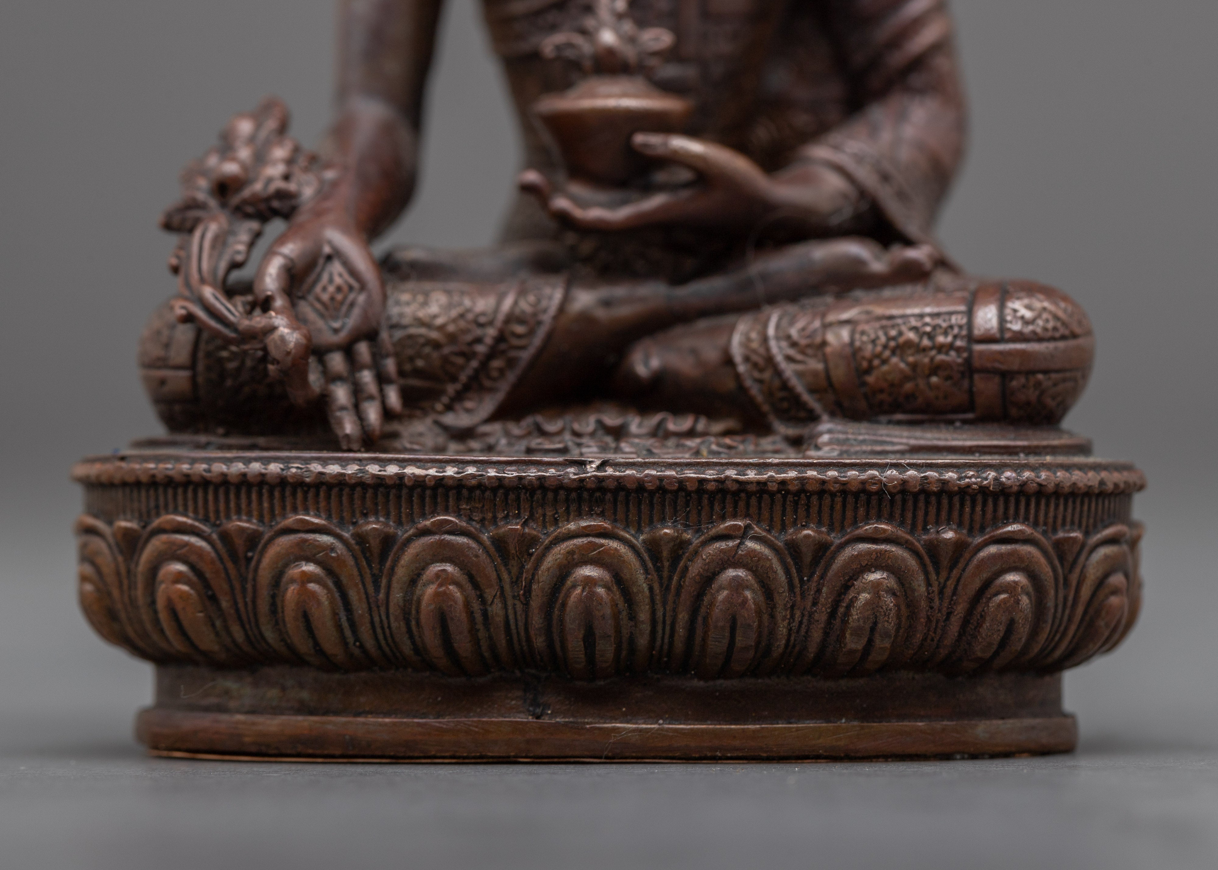 Medicine Buddha Copper Statue | Powerful Symbol of Compassionate Healing