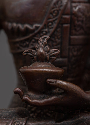 Medicine Buddha Copper Statue | Powerful Symbol of Compassionate Healing