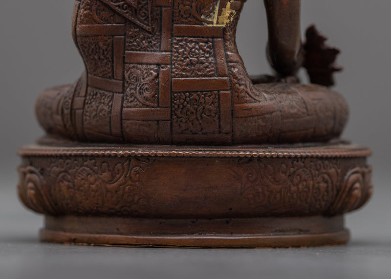 Medicine Buddha Copper Statue | Powerful Symbol of Compassionate Healing