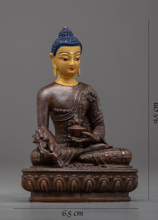 Medicine Buddha Copper Statue | Powerful Symbol of Compassionate Healing