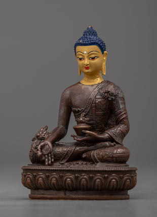 Medicine Buddha Copper Statue | Powerful Symbol of Compassionate Healing