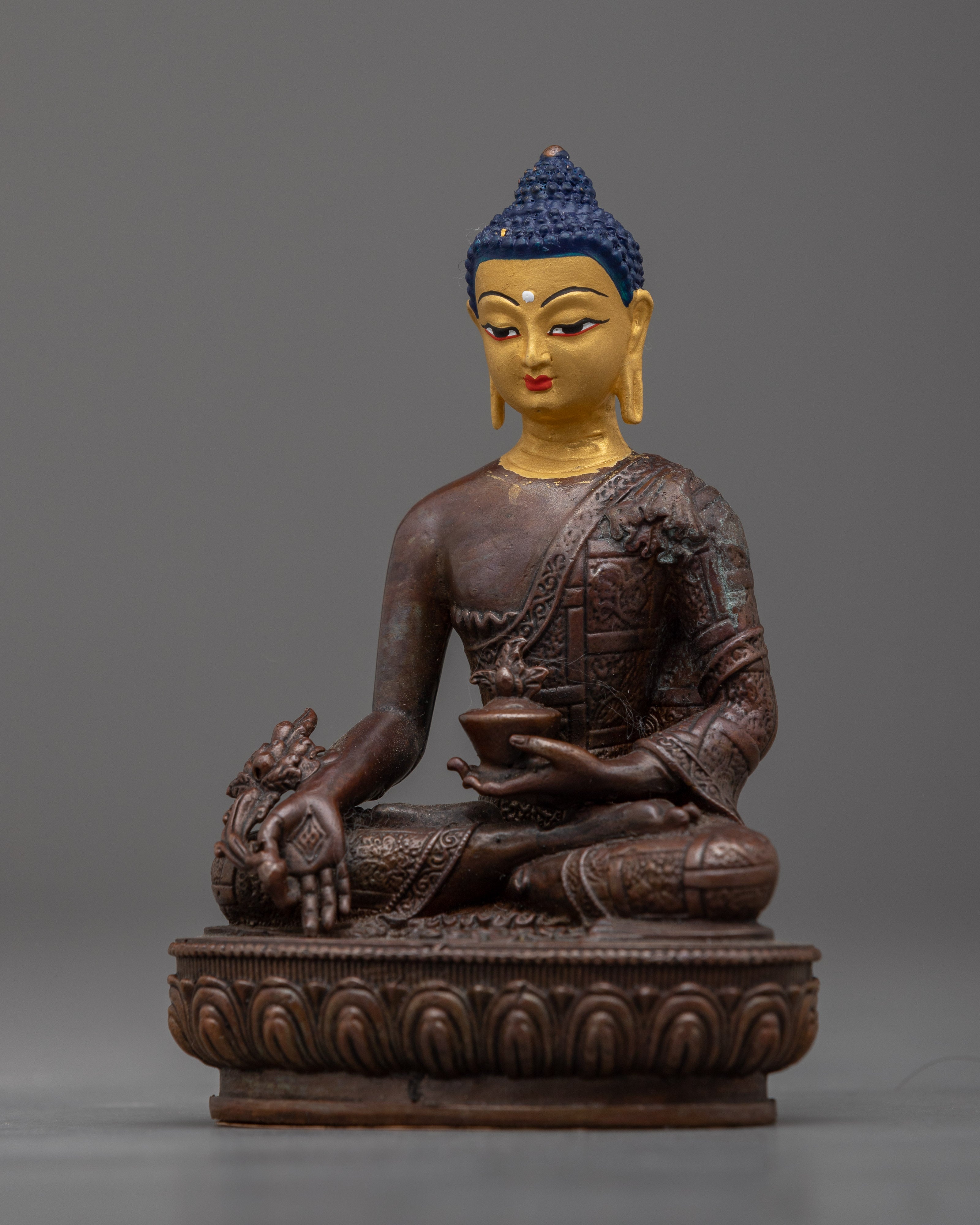 Medicine Buddha Copper Statue | Powerful Symbol of Compassionate Healing