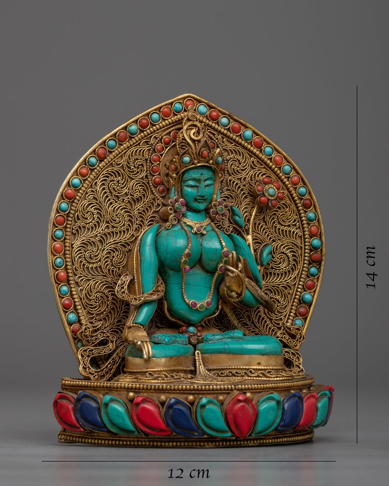 Buddhist Goddess White Tara Statue | Embrace Peace and Enlightenment with this Divine Sculpture
