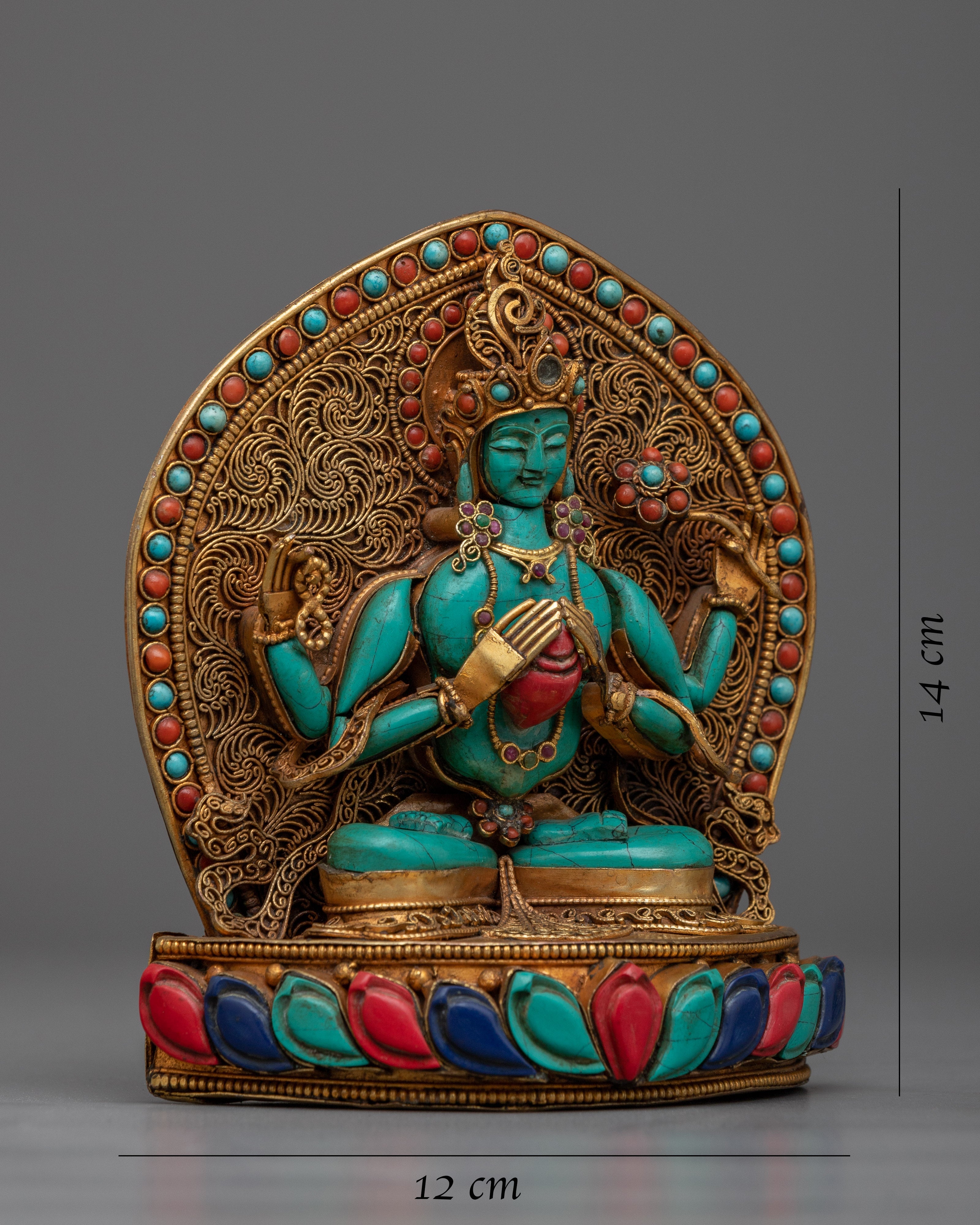 Radiant Chenrezig Statue | Perfect Gift for Spiritual Enthusiasts