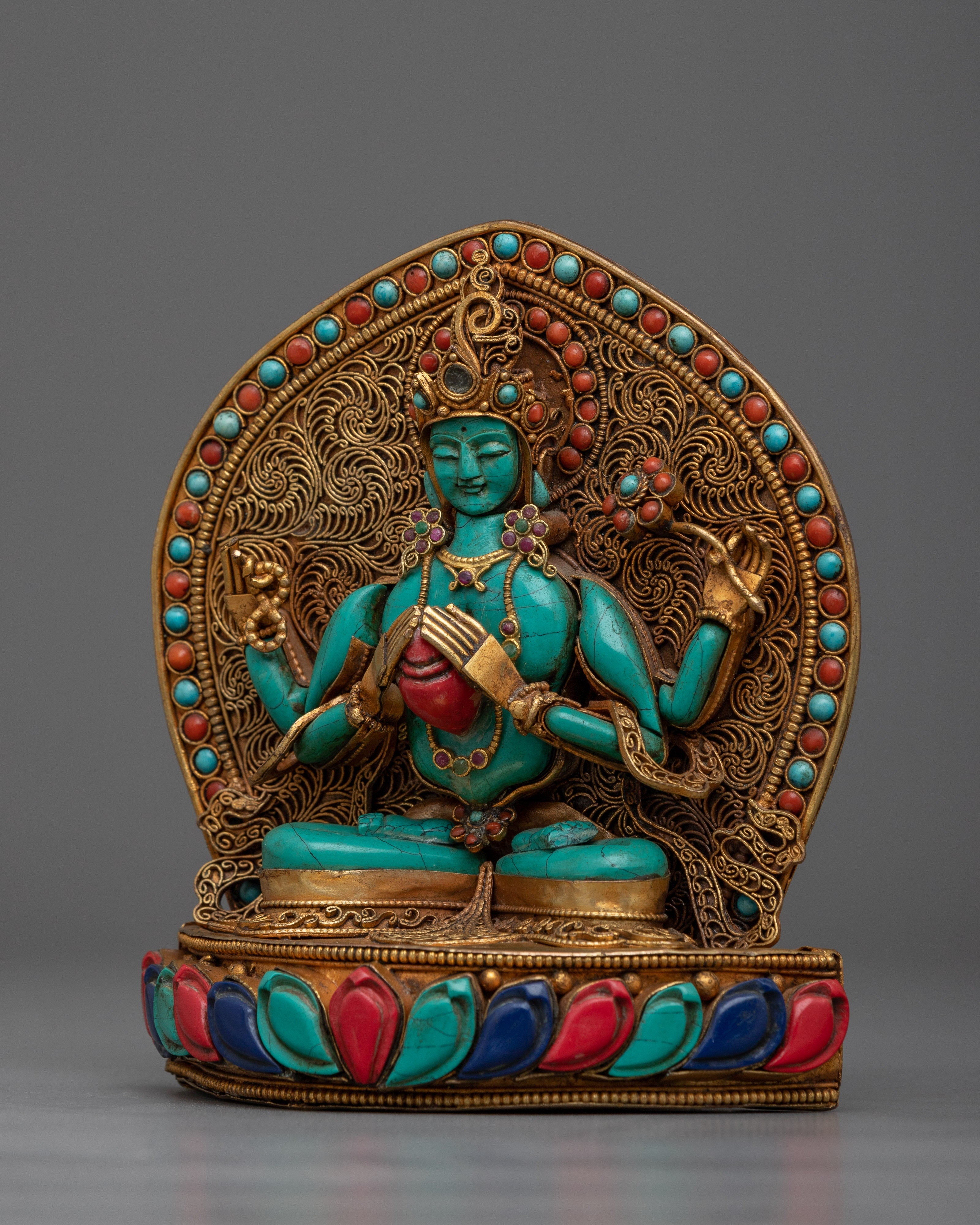 Radiant Chenrezig Statue | Perfect Gift for Spiritual Enthusiasts